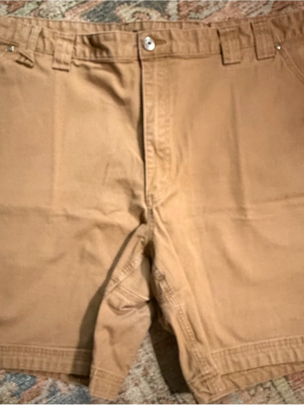 Duluth Flex Fire Hose Classic Tan Work Shorts